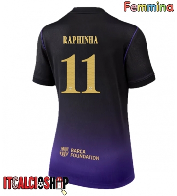 Barcelona Raphinha Belloli #11 Seconda Maglia Femmina 2026-27 Manica Corta